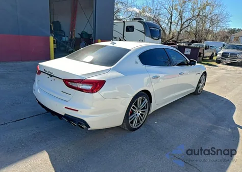2017 Maserati Quattroporte S z USA, uszkodzony, nr VIN ZAM56RPS0H1236696